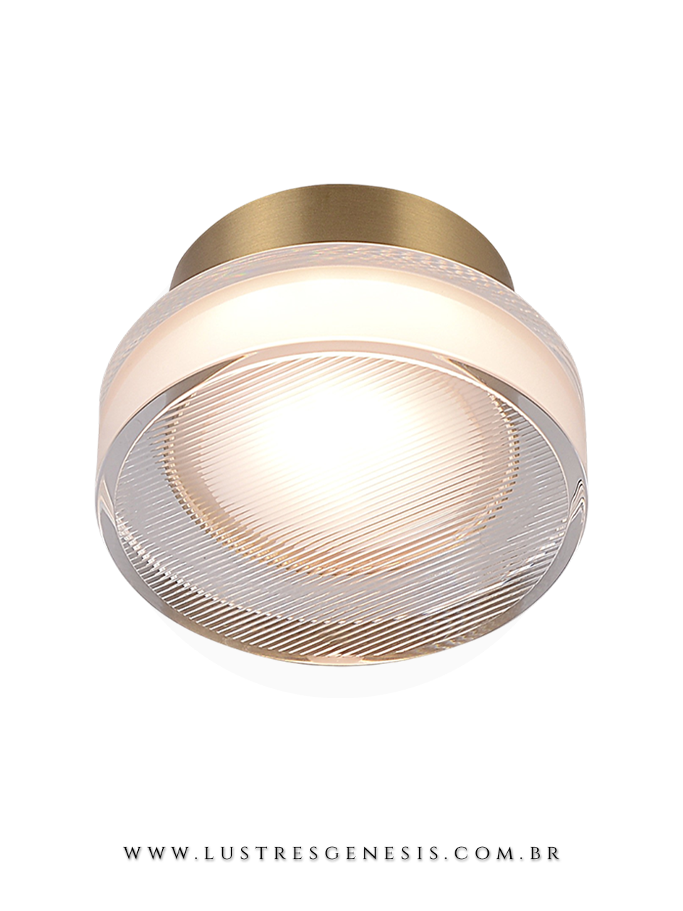 Arandela LED Minimalista Metal Bronze QB05205 13x8cm 7W 3000K Bivolt, Espelho do Banheiro, Suite Master, Sala de Estar, Hal